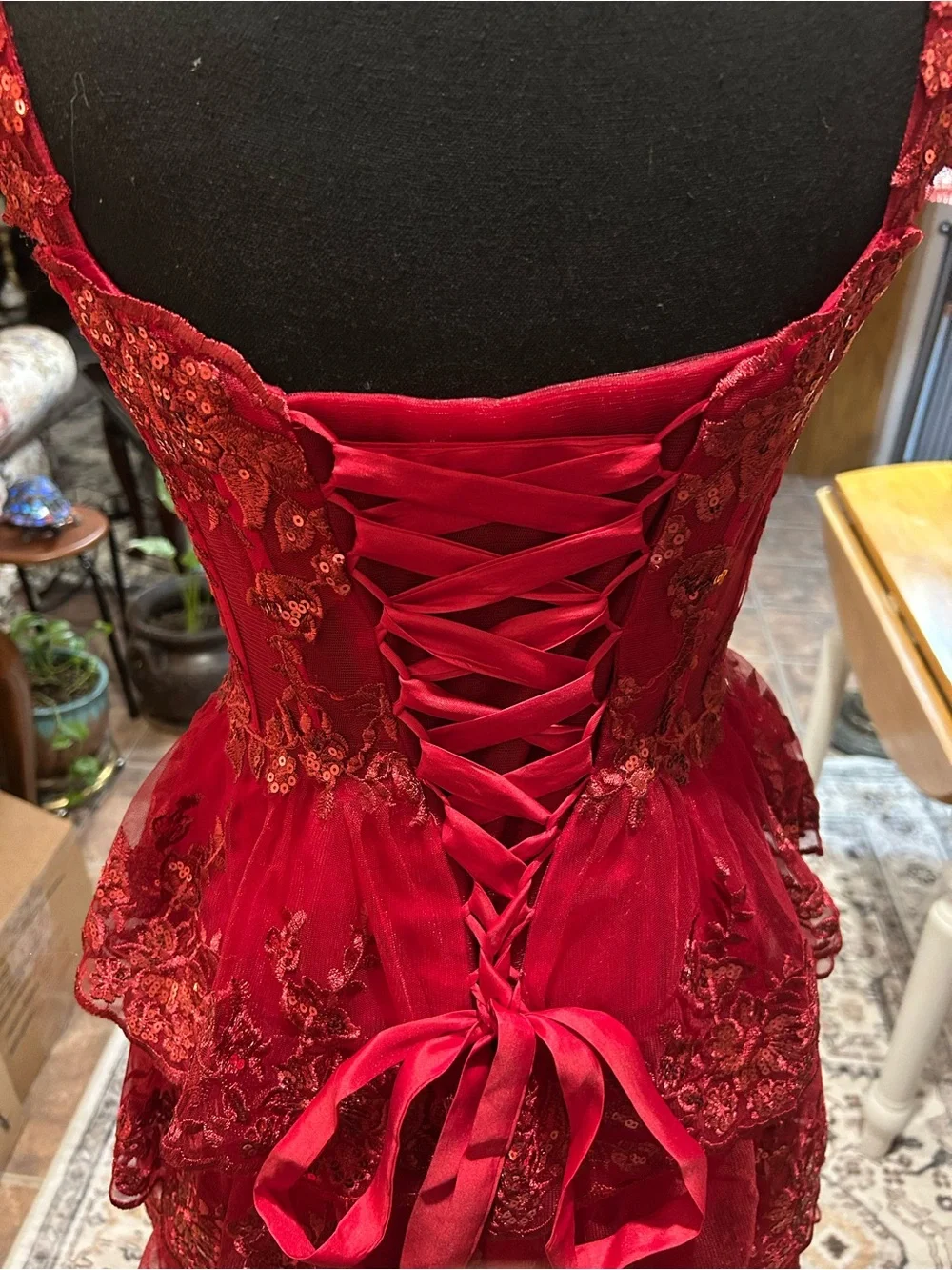 Source Unknown elegant red